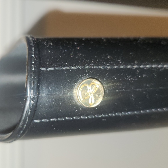 Sam Edelman Sydney Black Glossy & Matte Tall Rain Boots Woman's Size 7 - Picture 4 of 6